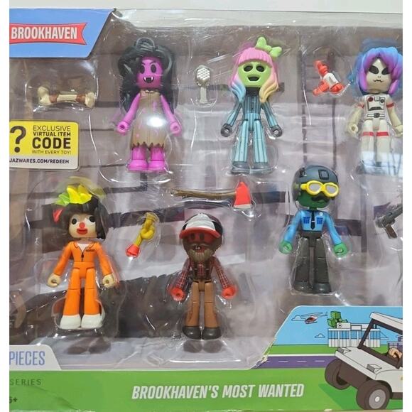 Roblox DevSeries BROOKHAVEN'S MOST WANTED 6 Action Figures - Picture 2 of 4